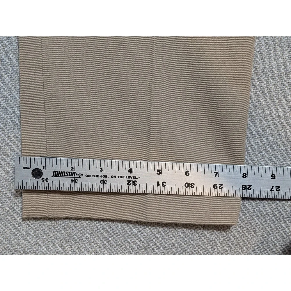 Bills Khakis Men's 36x29 Beige Cotton Chinos Flat Front Slim Fit Tan Khaki